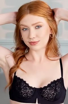 Sophia Mae Edges Closer In Translucent Lingerie